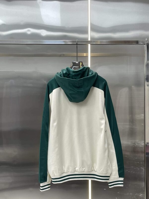 Gucci Jersey With Zipper Jacket Green For Women