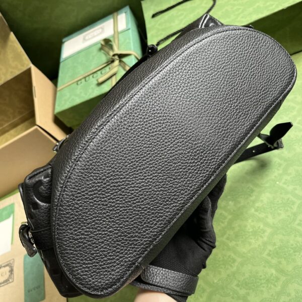 1:1 Replica Gucci Jumbo Gg Backpack Green Khaki/Black For Women 38.5cm / 15.1in 625770 AABZF 3341