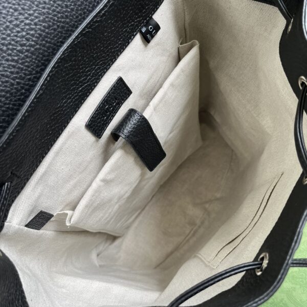 1:1 Replica Gucci Jumbo Gg Backpack Green Khaki/Black For Women 38.5cm / 15.1in 625770 AABZF 3341