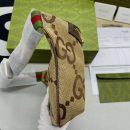 1:1 Replica Gucci Jumbo GG Belt Bag Camel And Ebony Jumbo GG Canvas For Women  15.3in/39cm GG 696031 UKMDG 2570