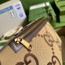 1:1 Replica Gucci Jumbo GG Belt Bag Camel And Ebony Jumbo GG Canvas For Women  15.3in/39cm GG 696031 UKMDG 2570