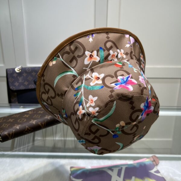 Gucci Jumbo GG Fedora Hat With Floral Embroidery Beige GG Hat ‎701842 3HAJM 2584