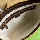 1:1 Replica Gucci Jumbo GG Messenger Bag Camel And Ebony Jumbo GG Canvas For Women  9.6in/24.5cm GG 703468 92THF 1000