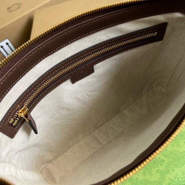 1:1 Replica Gucci Jumbo GG Messenger Bag Camel And Ebony Jumbo GG Canvas For Women  9.6in/24.5cm GG 703468 92THF 1000