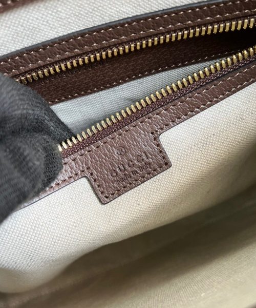 1:1 Replica Gucci Jumbo GG Messenger Bag Camel And Ebony Jumbo GG Canvas For Women  9.6in/24.5cm GG 703468 92THF 1000