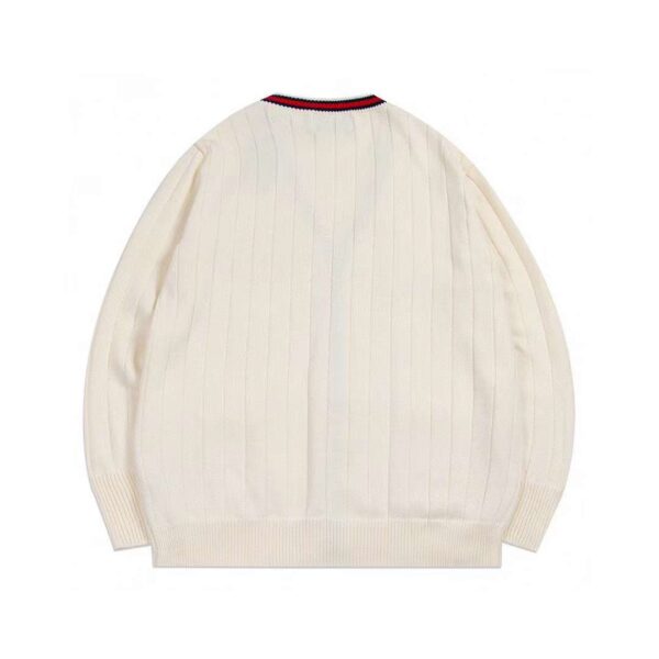 Gucci Knit Cotton Cardigan Cream For Men