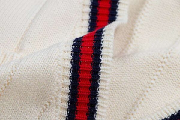 Gucci Knit Cotton Cardigan Cream For Men