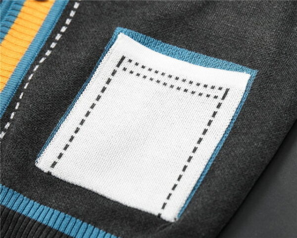 Gucci Knit Wool Cardigan With Patch Black For Men