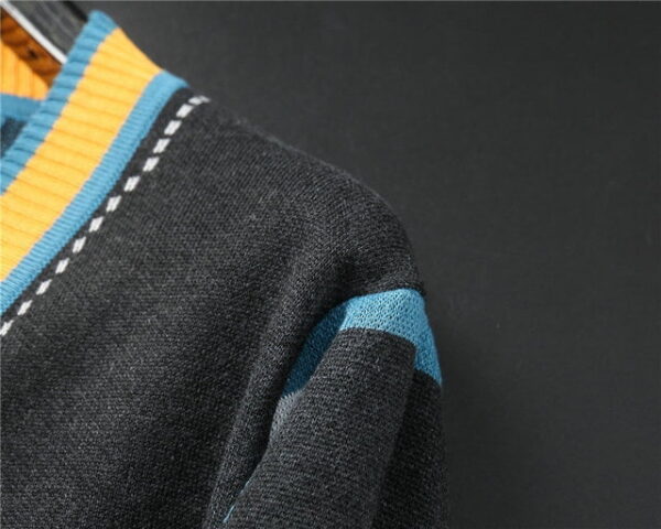 Gucci Knit Wool Cardigan With Patch Black For Men