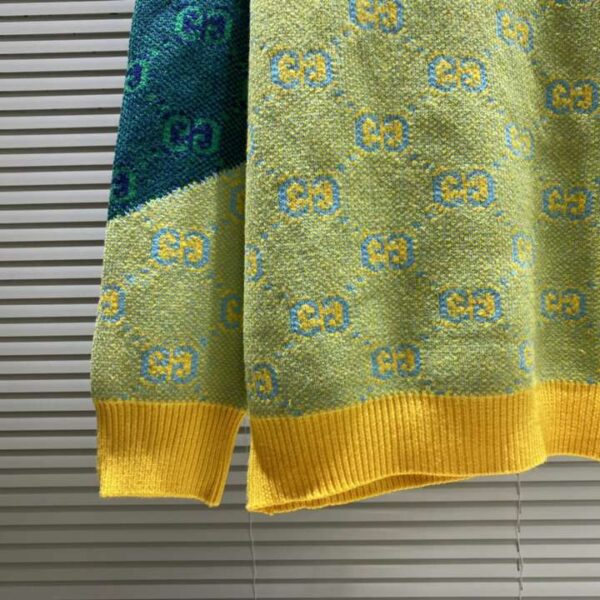 Gucci Letter GG Sweatshirt Green For Men