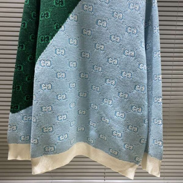 Gucci Letter GG Sweatshirt Light Blue For Men