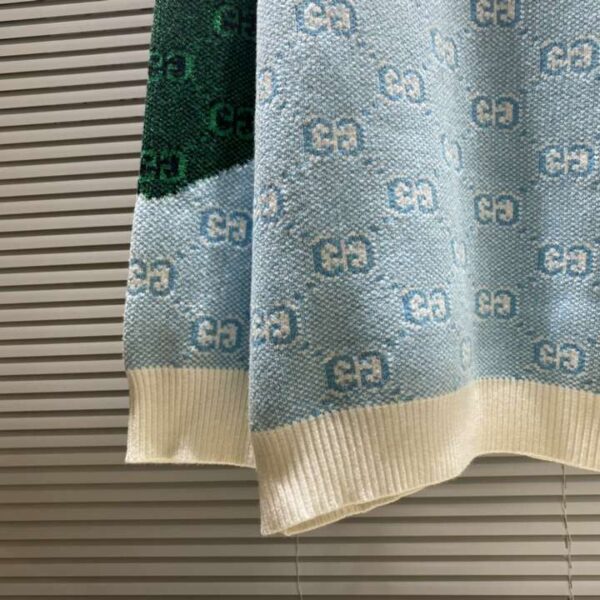 Gucci Letter GG Sweatshirt Light Blue For Men