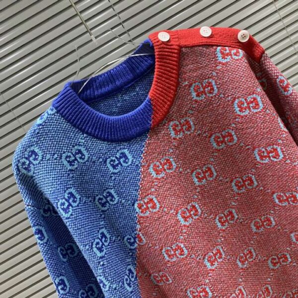 Gucci Letter GG Sweatshirt Red For Men