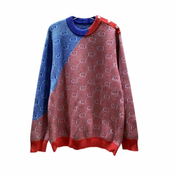 Gucci Letter GG Sweatshirt Red For Men