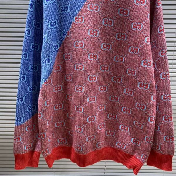 Gucci Letter GG Sweatshirt Red For Men