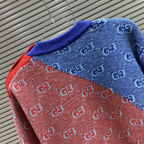 Gucci Letter GG Sweatshirt Red For Men