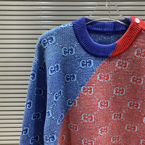 Gucci Letter GG Sweatshirt Red For Men