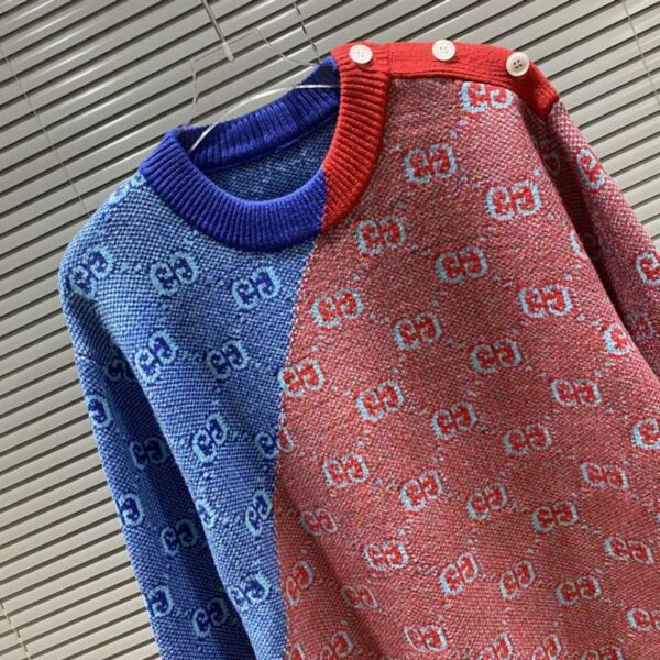Gucci Letter GG Sweatshirt Red For Men