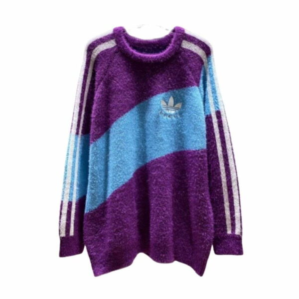 Gucci Long Sleeves Knitted Sweatshirt Purple For Men