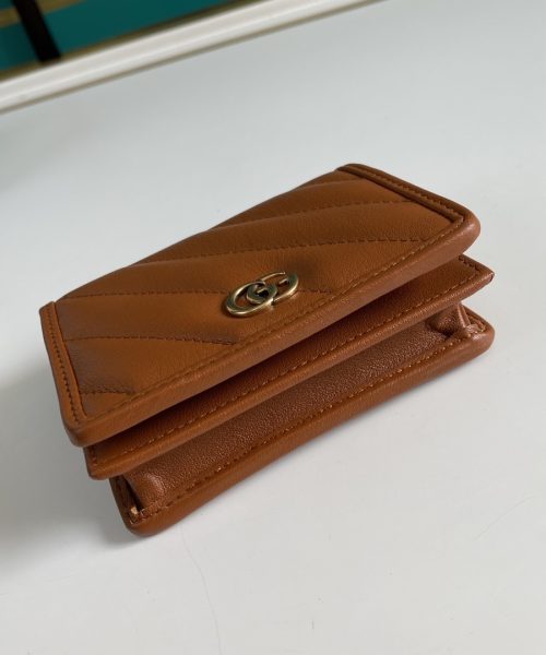 1:1 Replica Gucci Marmont Card Case Wallet Brown Women’s Wallet 11cm/4.3in GG 466492