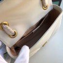 1:1 Replica Gucci Marmont Matelassé Mini Bag  White  For Women 8.5in/22cm GG 446744 DTDIT 9022