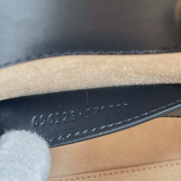 1:1 Replica Gucci Marmont Matelasse Mini Bag Black For Women, Women's Bags 7.5in/19cm GG ‎696123 DTDHT 1000