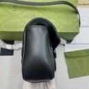 1:1 Replica Gucci Marmont Matelasse Mini Bag Black For Women, Women's Bags 8.5in/22cm GG