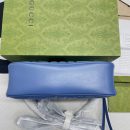 1:1 Replica Gucci Marmont Matelasse Shoulder Bag Blue For Women, Women's Bags 9.5in/24cm GG 634936 UM8BF 4340