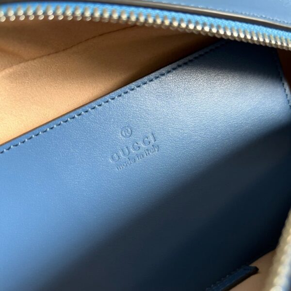 1:1 Replica Gucci Marmont Matelasse Shoulder Bag Blue For Women, Women's Bags 9.5in/24cm GG 634936 UM8BF 4340