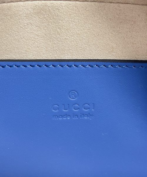 1:1 Replica Gucci Marmont Matelasse Shoulder Bag Blue For Women, Women's Bags 9.5in/24cm GG 634936 UM8BF 4340