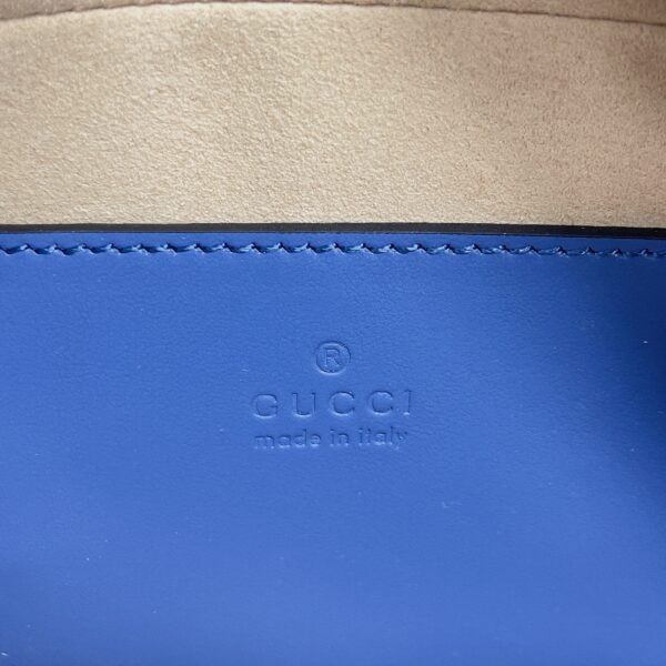 1:1 Replica Gucci Marmont Matelasse Shoulder Bag Blue For Women, Women's Bags 9.5in/24cm GG 634936 UM8BF 4340