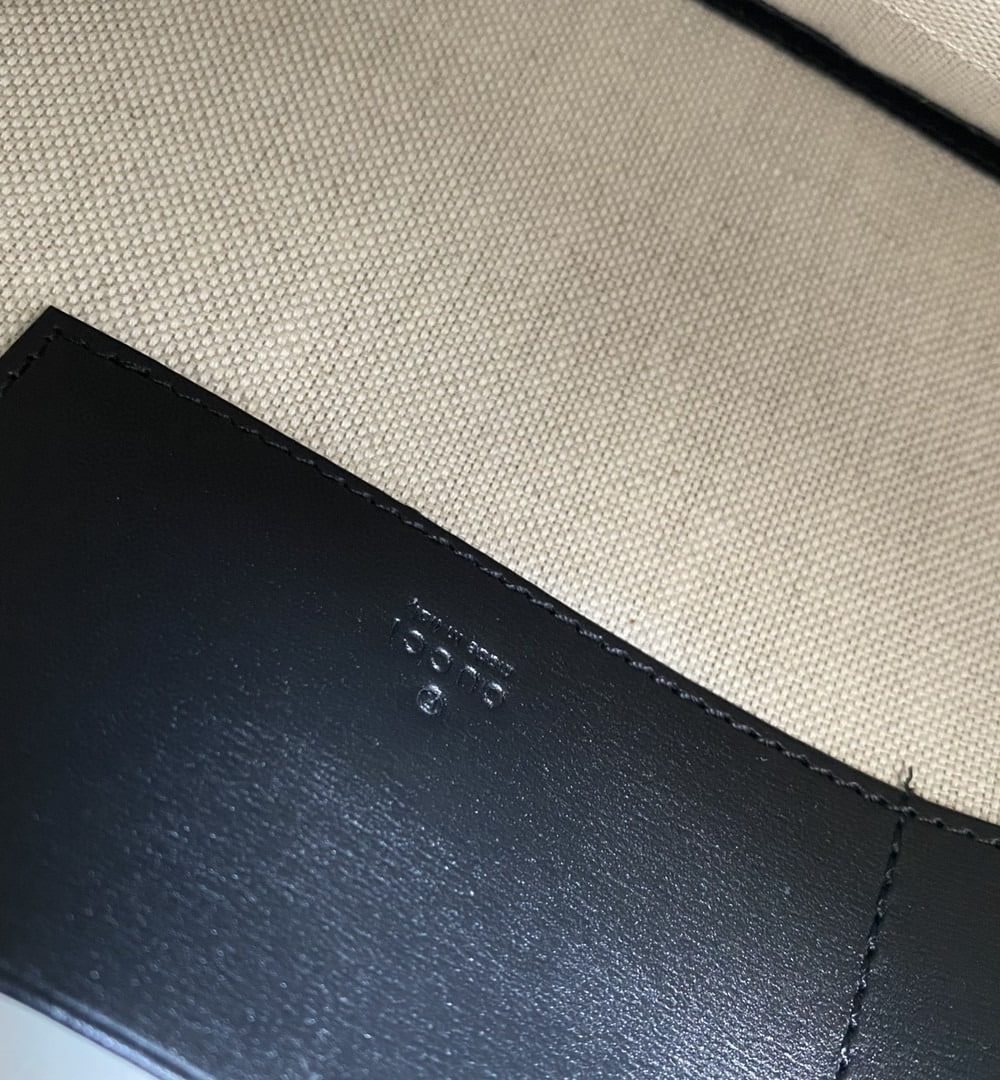 1:1 Replica Gucci Marmont Pouch Black  31cm GG 475317 DJ20T 1000