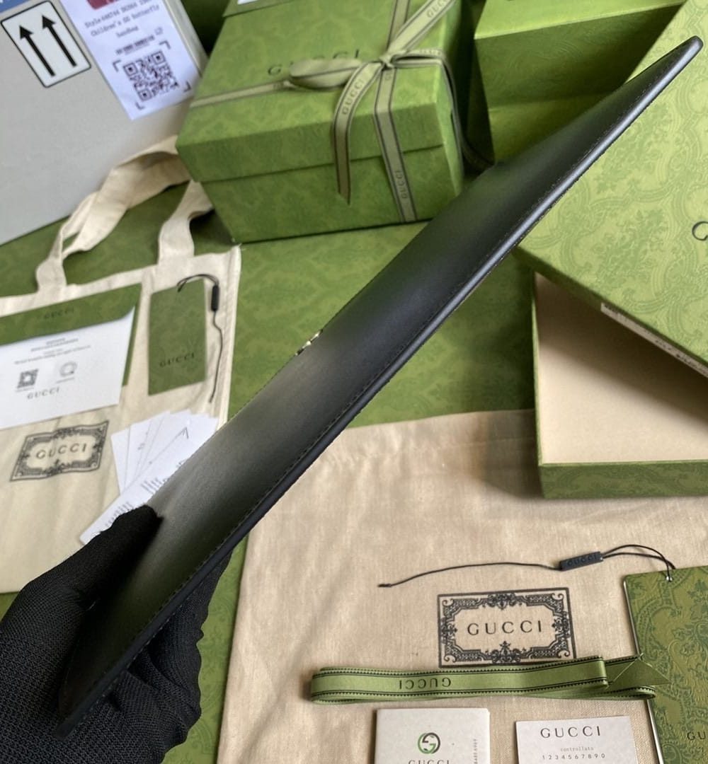 1:1 Replica Gucci Marmont Pouch Black  31cm GG 475317 DJ20T 1000