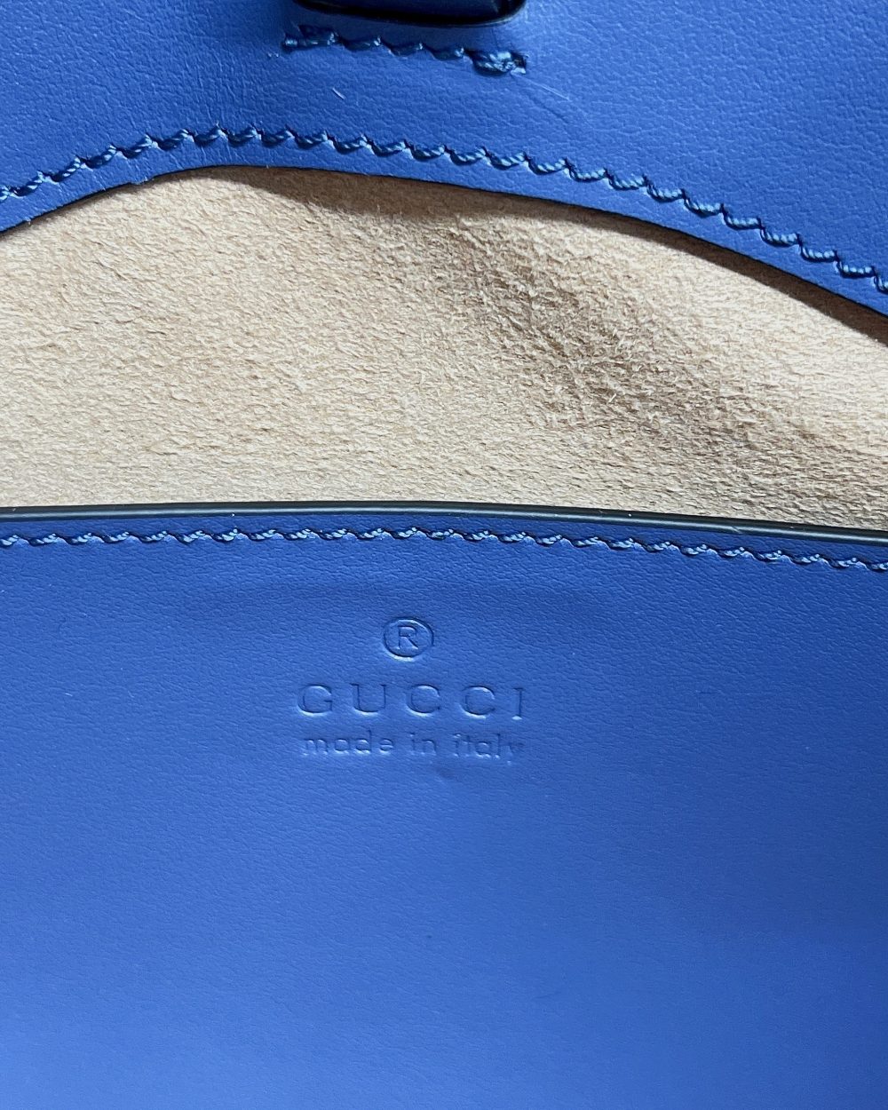 1:1 Replica Gucci Marmont Small Matelasse Tote Blue For Women, Women's Bags 26.5 in/10.4cm GG ‎‎675796 UM8BF 4340