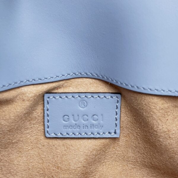 1:1 Replica Gucci Marmont Super Mini Bag Blue For Women, Women's Bags 6.2in/17cm GG