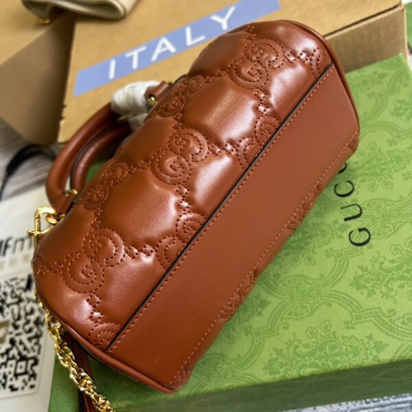 1:1 Replica Gucci Matelassé Top Handle Bag Red For Women, Women's Bags 7.5in/19cm GG
