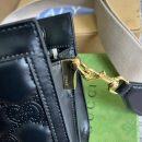 1:1 Replica Gucci Matelasse Shoulder Bag Black For Women, Women's Bags 10.2in/26cm GG