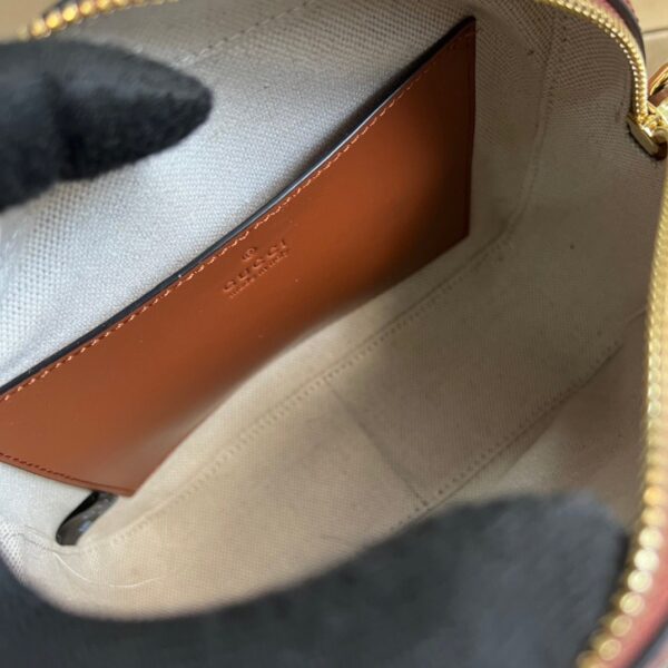 1:1 Replica Gucci Matelasse Shoulder Bag Red For Women, Women's Bags 8.5in/22cm GG 702234 UM8HG 2595