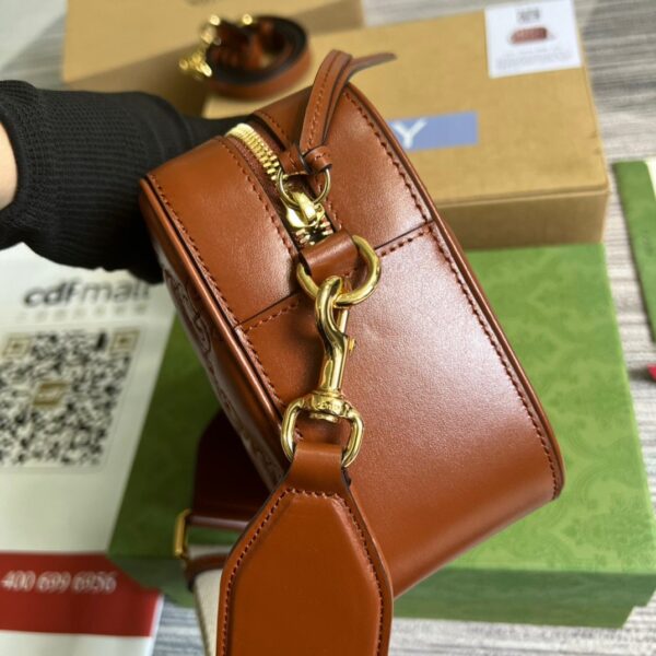 1:1 Replica Gucci Matelasse Shoulder Bag Red For Women, Women's Bags 8.5in/22cm GG 702234 UM8HG 2595