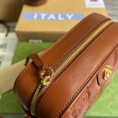 1:1 Replica Gucci Matelasse Shoulder Bag Red For Women, Women's Bags 8.5in/22cm GG 702234 UM8HG 2595