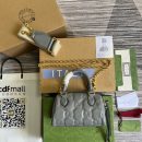 1:1 Replica Gucci Matelasse Top Handle Bag Black For Women, Women's Bags 7.5in/19cm GG ‎702251 UM8HG 1046
