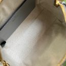 1:1 Replica Gucci Matelasse Top Handle Bag Black For Women, Women's Bags 7.5in/19cm GG ‎702251 UM8HG 1046