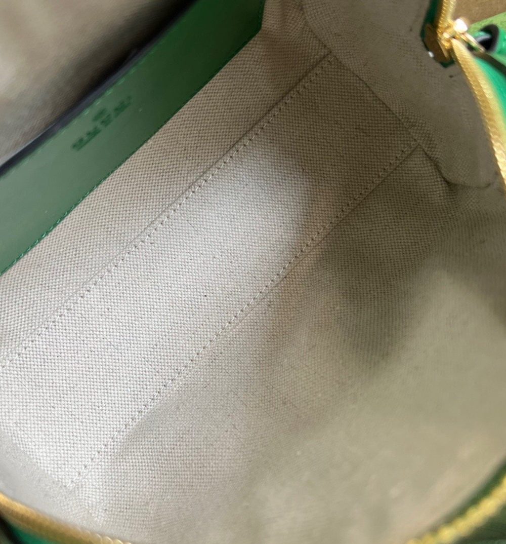 1:1 Replica Gucci Matelasse Top Handle Bag Green For Women, Women's Bags 7.5in/19cm GG 702251 UM8HG 3389