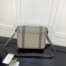1:1 Replica Gucci Messenger Bag Black For Men 28cm GG ‎658542 K9GSN 8358