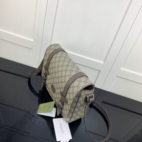 1:1 Replica Gucci Messenger Bag Black For Men 28cm GG ‎658542 K9GSN 8358