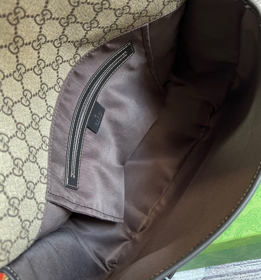 1:1 Replica Gucci Messenger Bag Shoulder Bag Beige GG Supreme Canvas For Women,Men 12.9in/33cm 2101214094842