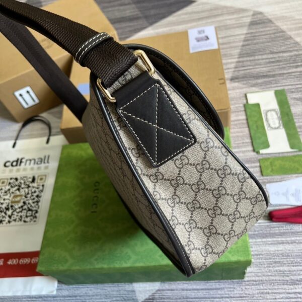 1:1 Replica Gucci Messenger Bag Shoulder Bag Beige GG Supreme Canvas For Women,Men 12.9in/33cm 2101214094842