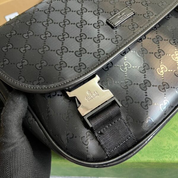 1:1 Replica Gucci Messenger Bag Shoulder Bag Black GG Supreme Canvas For Women,Men 12.9in/33cm GG 2101214059377