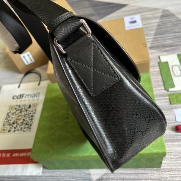 1:1 Replica Gucci Messenger Bag Shoulder Bag Black GG Supreme Canvas For Women,Men 12.9in/33cm GG 2101214059377