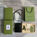 1:1 Replica Gucci Mini Bag With Double G Black For Men 7.1in/18cm GG